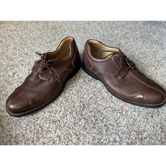 Johnston & Murphy Bicycle Toe Oxford brown leather, size 10, dress/comfort shoes main image 10